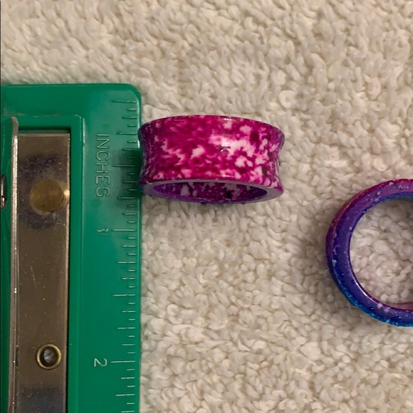 Splatter rainbow plugs - Picture 3 of 3